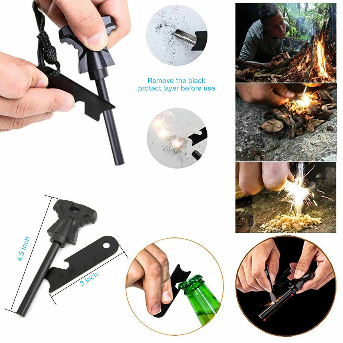 Crosby Outdoors 14-in-1 Survival Gear Kit