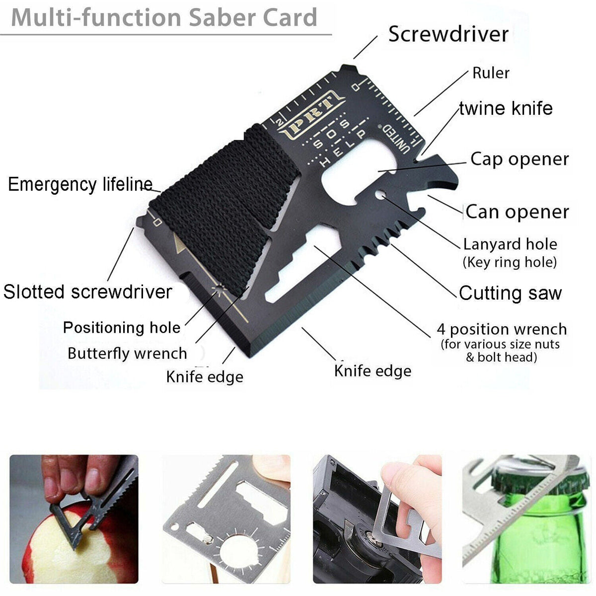 Crosby Outdoors 14-in-1 Survival Gear Kit