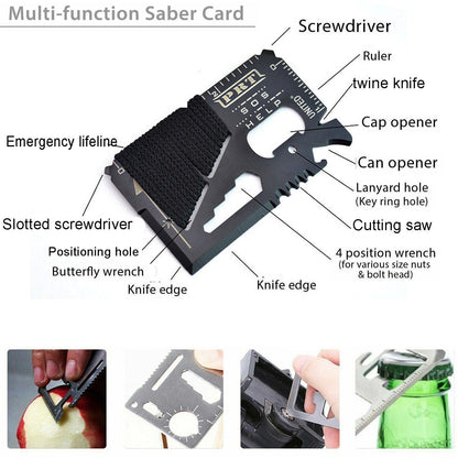 Crosby Outdoors 14-in-1 Survival Gear Kit