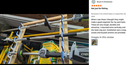 Crosby Outdoors Premium Fishing Rod Rack