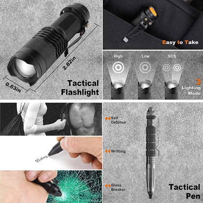 Crosby Outdoors 14-in-1 Survival Gear Kit