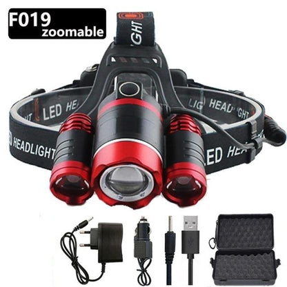 Crosby Outdoors Rechargeable Waterproof LED Headlamp