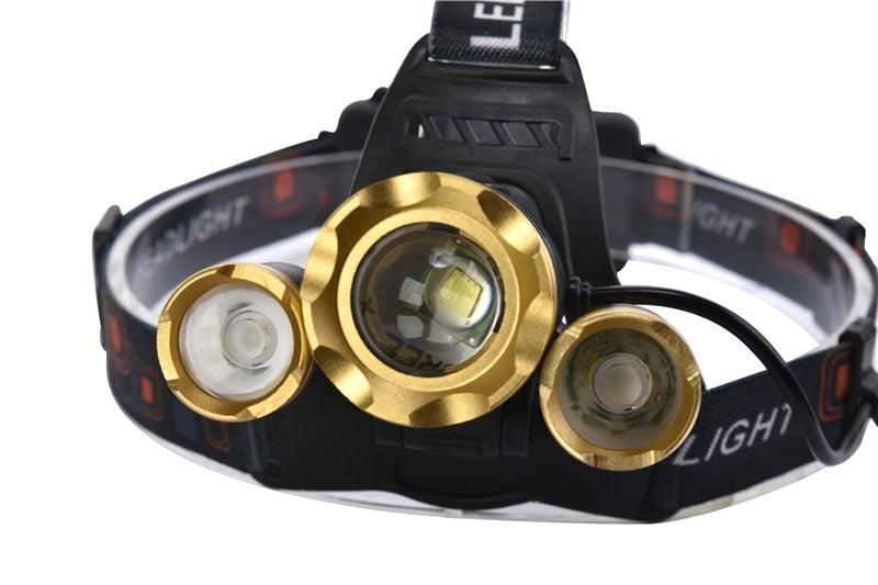 Crosby Outdoors Rechargeable Waterproof LED Headlamp