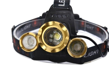 Crosby Outdoors Rechargeable Waterproof LED Headlamp
