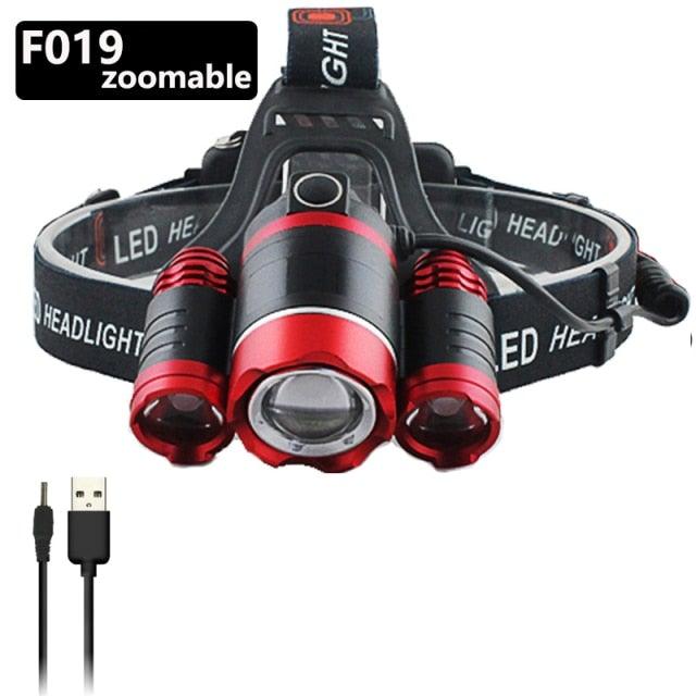 Crosby Outdoors Rechargeable Waterproof LED Headlamp