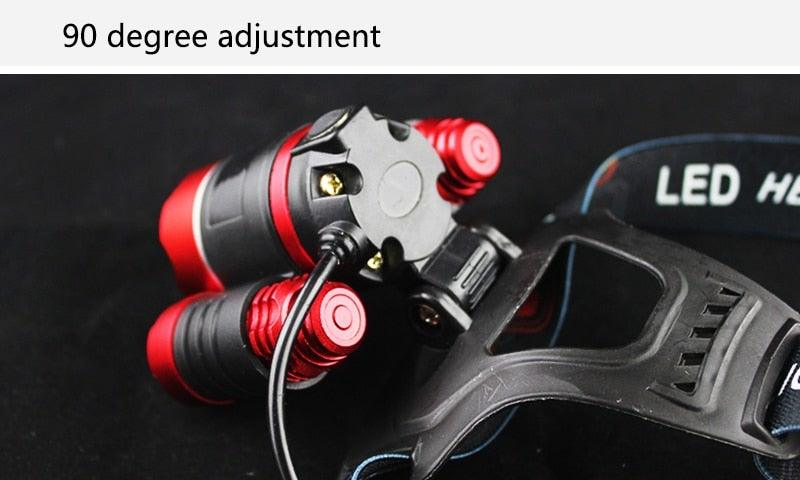 Crosby Outdoors Rechargeable Waterproof LED Headlamp