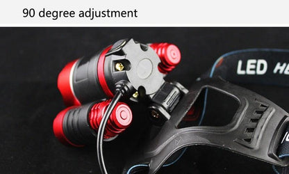 Crosby Outdoors Rechargeable Waterproof LED Headlamp