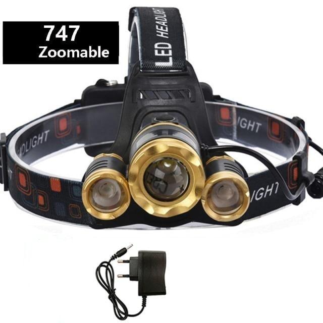 Crosby Outdoors Rechargeable Waterproof LED Headlamp