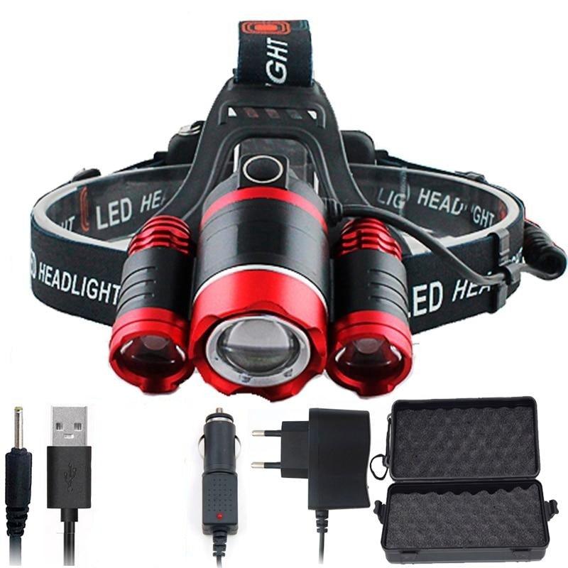 Crosby Outdoors Rechargeable Waterproof LED Headlamp