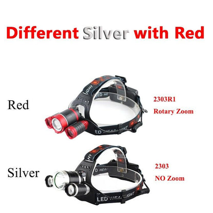 Crosby Outdoors Rechargeable Waterproof LED Headlamp