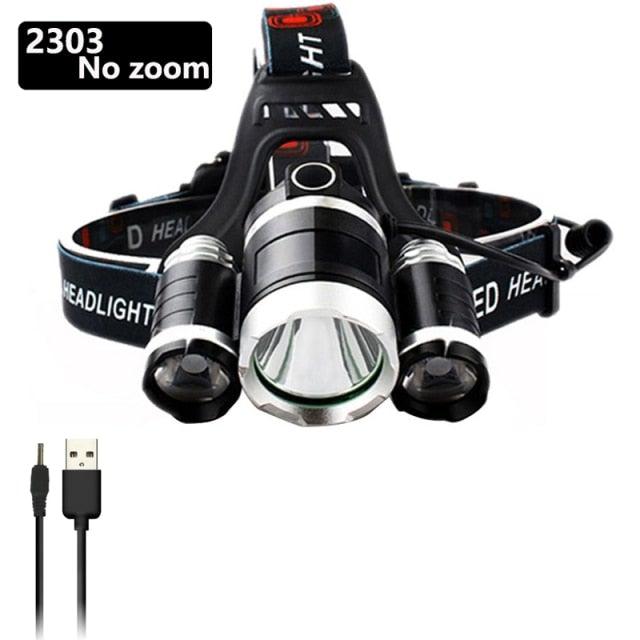 Crosby Outdoors Rechargeable Waterproof LED Headlamp
