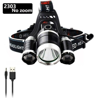 Crosby Outdoors Rechargeable Waterproof LED Headlamp