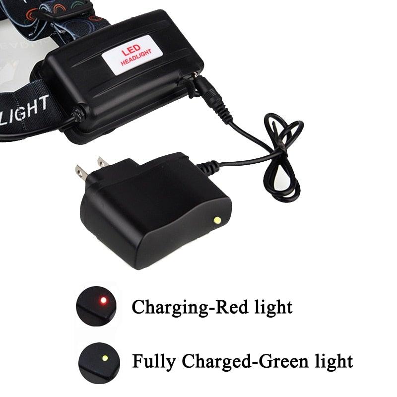 Crosby Outdoors Rechargeable Waterproof LED Headlamp