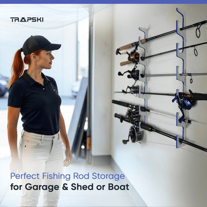 Crosby Outdoors Premium Fishing Rod Rack