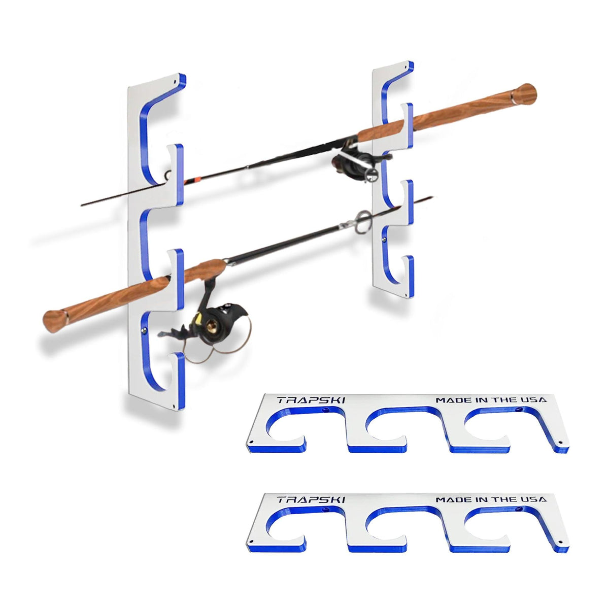 Crosby Outdoors Premium Fishing Rod Rack